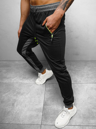 Férfi melegítő nadrág fekete OZONEE JS/68K10357