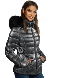 Női dzseki ezüst OZONEE O/DK030/45