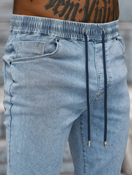 Férfi Nadrág Jogger Világos-Kék OZONEE NB/MP0272BC