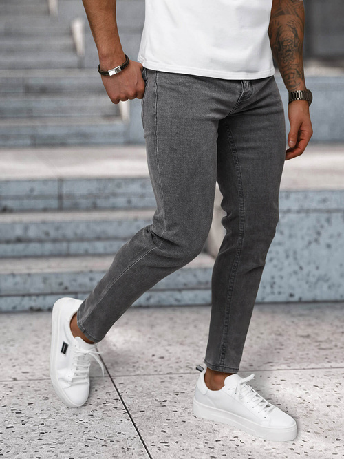 Férfi farmer nadrág grafit OZONEE NB/MP0192GS