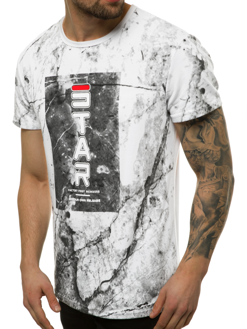 Férfi póló Fehér OZONEE JS/SS10927