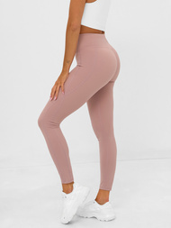 Női leggings púder rózsaszín OZONEE JS/17K585/7