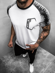 Férfi póló Fehér OZONEE JS/KS2072Z