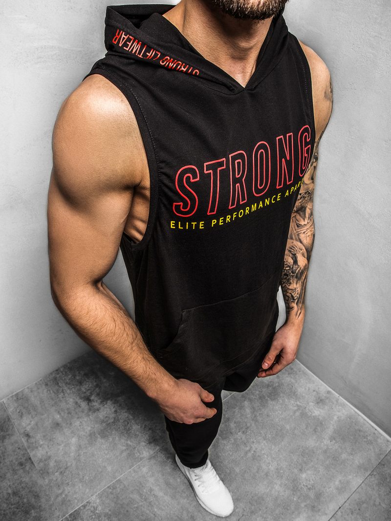 Férfi trikó Fekete OZONEE MAD/2992Z