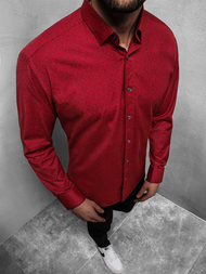 Férfi Ing Piros OZONEE B/K59Z