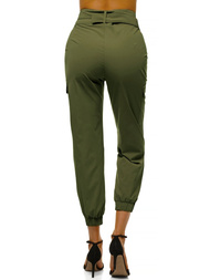 Női jogger nadrág Khaki OZONEE O/HM001