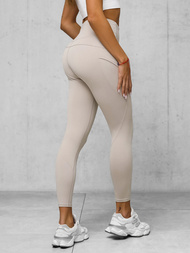 Női Leggings Bézs OZONEE JS/XY24017L