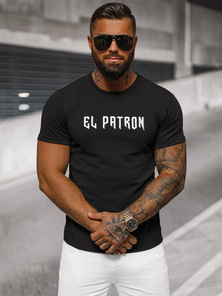 Férfi Póló Fekete OZONEE O/T7283