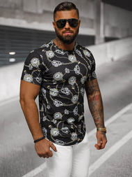 Férfi Póló Fekete OZONEE O/PT012