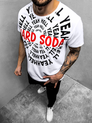 Férfi póló Fehér OZONEE JS/KS1948Z