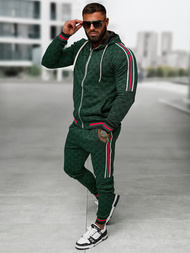 Férfi melegítő együttes zöld OZONEE O/FF5111AB