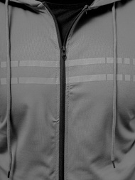 Férfi dzseki Szürke OZONEE JS/M10306