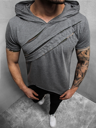 Férfi póló Grafit-Terepmintás OZONEE A/1185Z