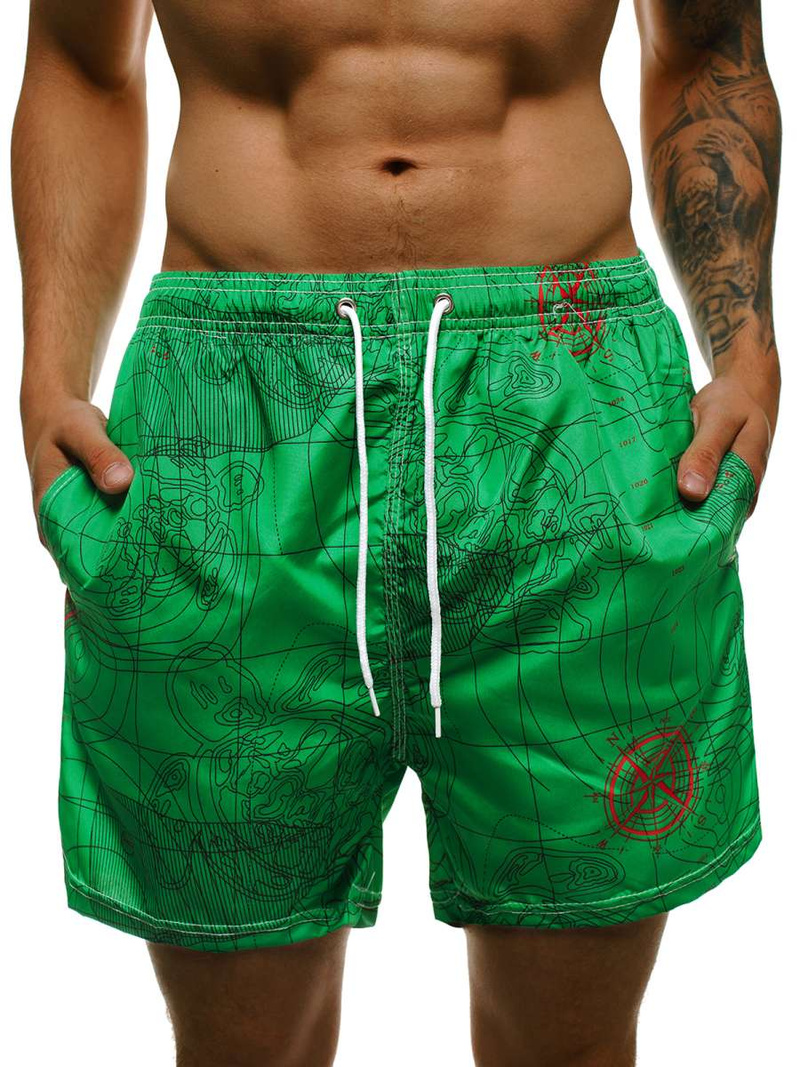 Férfi fürdőnadrág Zöld OZONEE JS/ST073