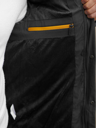 Férfi téli parka kabát fekete OZONEE JS/22M58/392