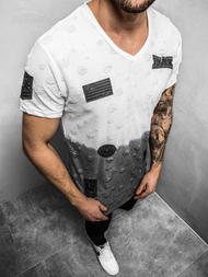 Férfi póló Fehér MJ/318YZ