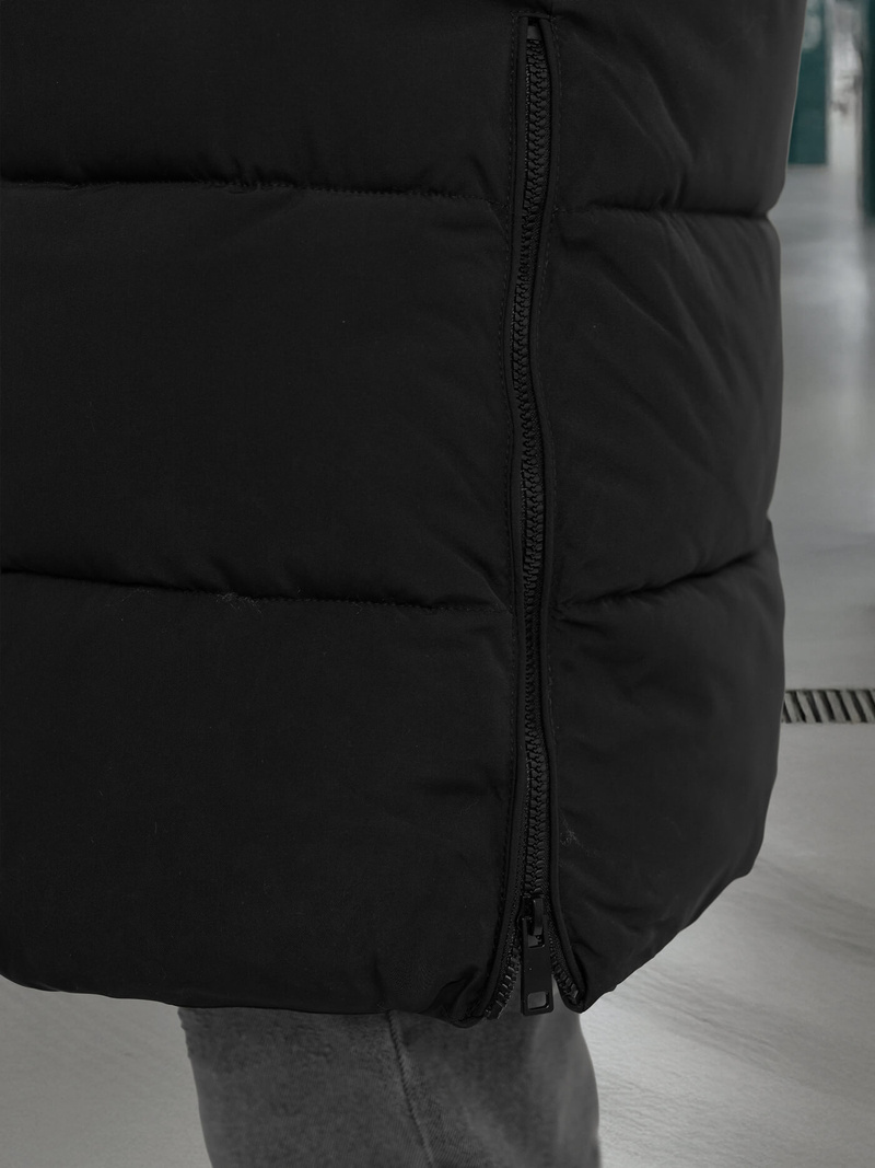 Férfi téli parka kabát fekete OZONEE JS/25M9803/392Z