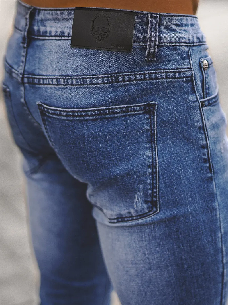 Férfi farmer nadrág kék OZONEE NB/MP0126B