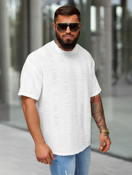 Férfi Póló Fehér OZONEE O/B1149