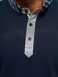 Férfi galléros póló gránát OZONEE O/DA803