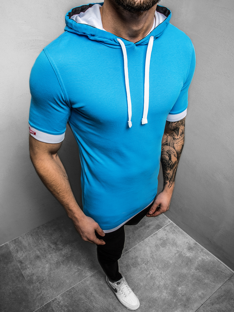 Férfi póló Türkíz OZONEE O/1273Z