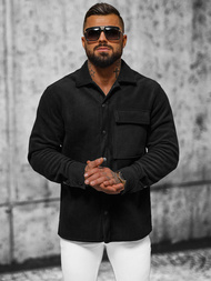 Férfi Ing Fekete OZONEE O/GOM23040