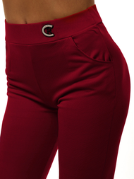 Női leggings Bordó OZONEE JS/1027/B13
