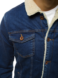 Férfi farmer dzseki kék OZONEE BN/5935