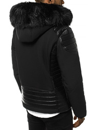 Férfi téli kabát fekete OZONEE O/99101Z 