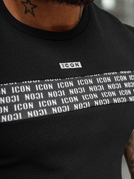 Férfi Póló Fekete OZONEE O/B1216