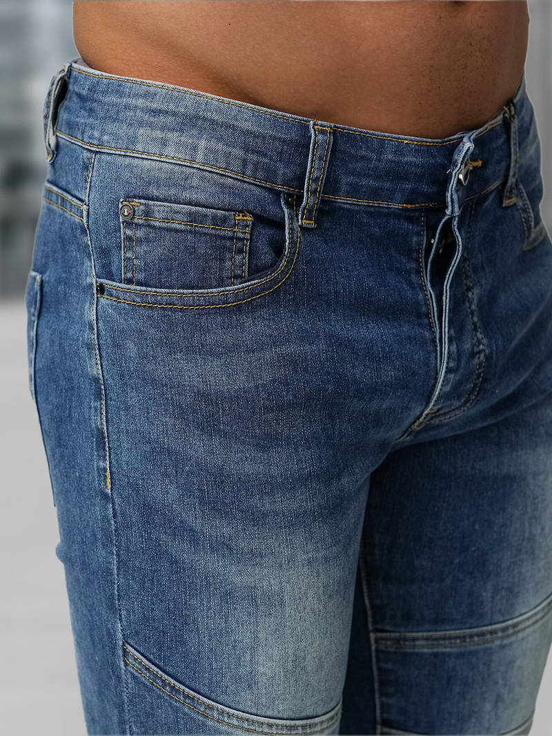 Férfi farmer nadrág sötét-kék OZONEE NB/MP0082BS