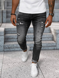 Férfi farmer nadrág fekete OZONEE NB/MP0169G