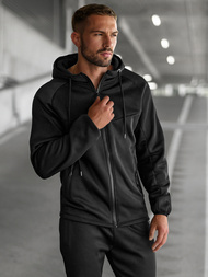 Férfi melegítő együttes fekete OZONEE JS/8C1967/3