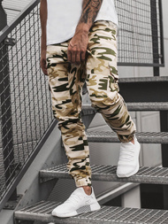 ATHLETIC 404 Férfi nadrág jogger Bézs