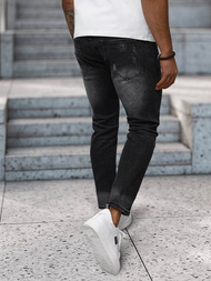 Férfi Farmer Nadrág Fekete OZONEE NB/MP0063/1N