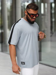 Férfi Póló Világos-Kék OZONEE O/QQ1195