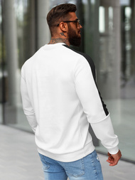 Férfi Pulóver Fehér OZONEE O/P2033Z