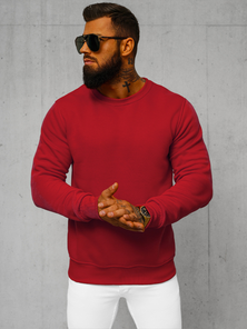 Férfi Melegítő Felső világos sötétvörös OZONEE JS/2001-10Z