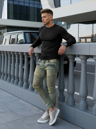 Férfi farmer nadrág kék OZONEE O/EM8951Z