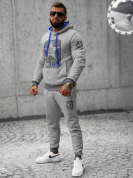 Férfi melegítő együttes szürke OZONEE JS/8C59/2