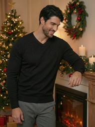 Férfi Pulóver Fekete OZONEE NB/MMB601/4Z