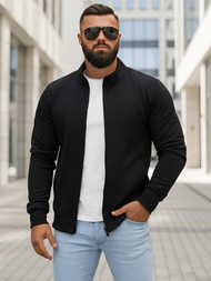 Férfi Pulóver Fekete OZONEE JS/2002Z