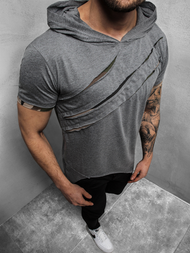 Férfi póló Grafit-Terepmintás OZONEE A/1185Z