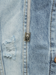 Férfi farmer dzseki világos-kék OZONEE NB/MJ505BC