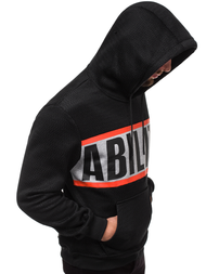 Férfi blúz grafit Fekete OZONEE JS/KS1936Z