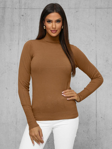 Női pulóver camel OZONEE JS/8009/7