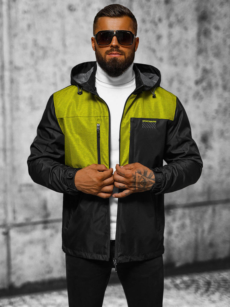 Férfi dzseki fekete OZONEE JS/22M311/392