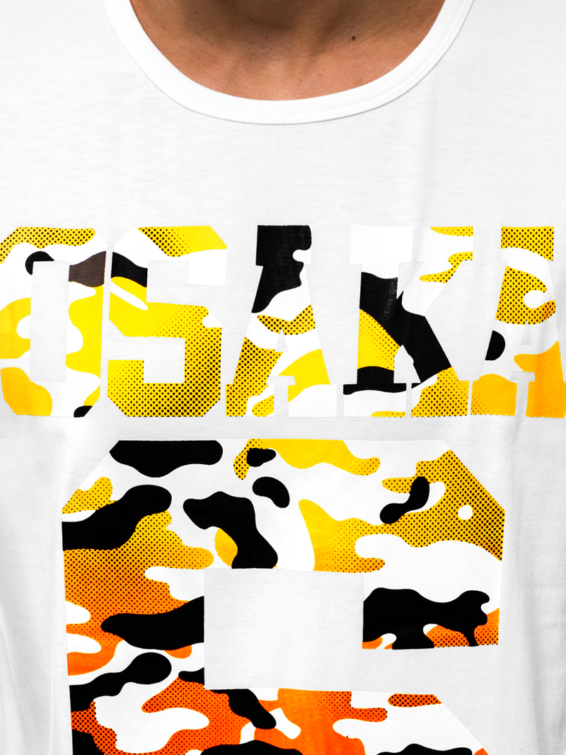 Férfi póló Fehér OZONEE JS/KS1958