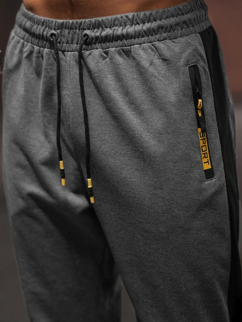 Férfi melegítő nadrág grafit OZONEE JS/68K10339Z