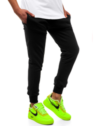 Férfi melegítő nadrág Fekete-Sárga G/11129